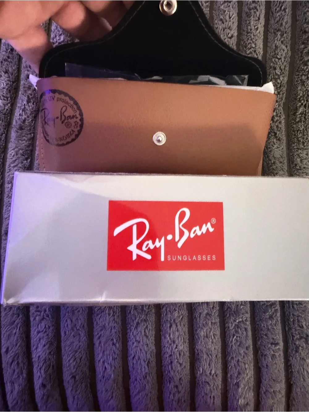 Brand new with tags Ray-Ban New Wayarer Sunglasses with snap closure case